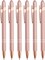 6 Pack Ballpoint Pen 2-in-1 Stylus Retractable Ballpoint Pen with Stylus tip, Metal Stylus Pen for Touch Screens, 1.0 mm Black Ink